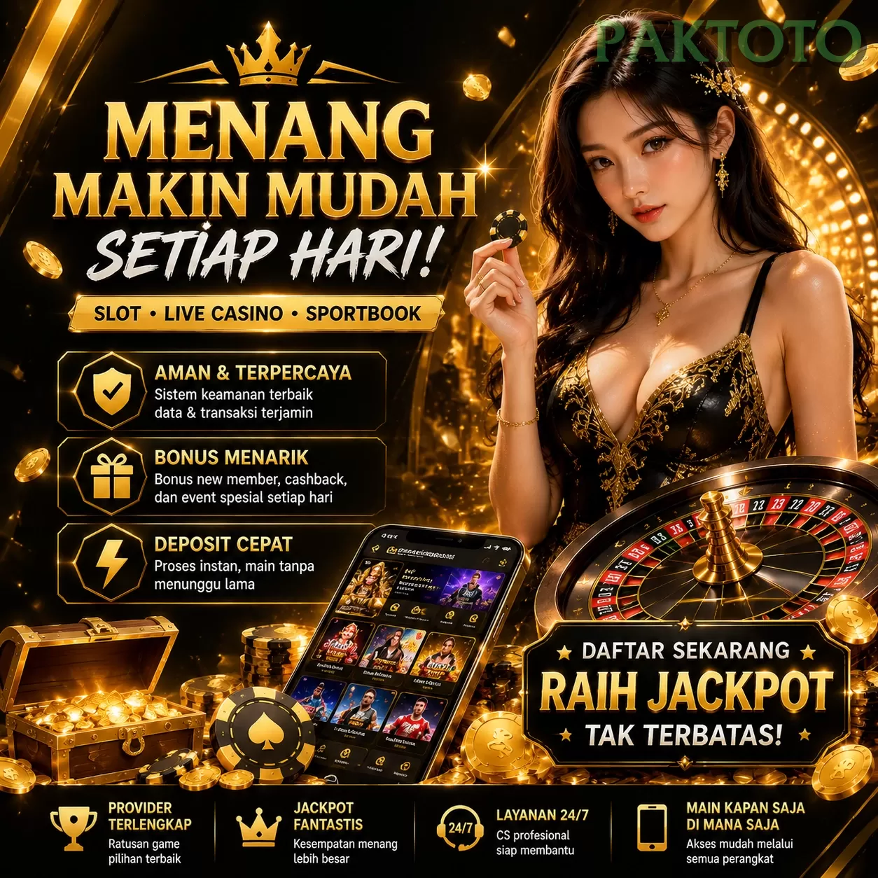 Slot Gacor idpaktoto Setiap Hari